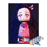 Kit de Pintura Numerada - Nezuko