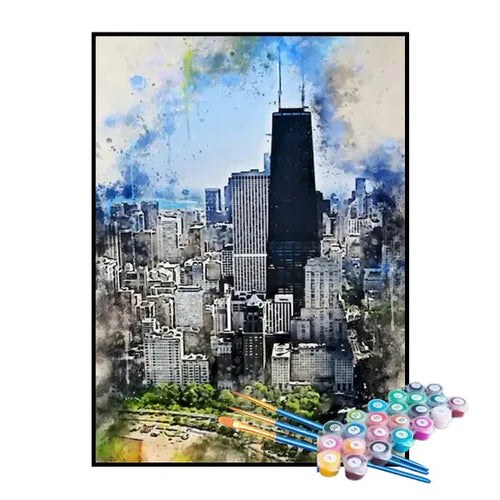 Kit de Pintura Numerada - Chicago