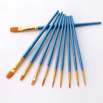 Kit com 10 pincéis profissionais Premium