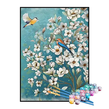 Kit de Pintura Numerada - Polinização das Flores