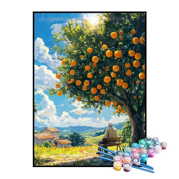Kit de Pintura Numerada - Laranjeira
