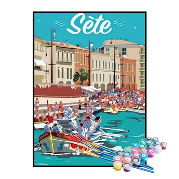 Kit de Pintura Numerada - Sète, França