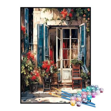Kit de Pintura Numerada - A Loja de Flores