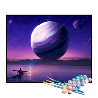 Kit de Pintura Numerada - Navegando pelo Universo