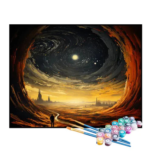 Kit de Pintura Numerada - Caverna Galáctica