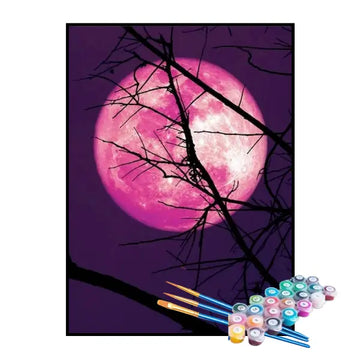 Kit de Pintura Numerada - O Brilho da Lua