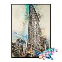 Kit de Pintura Numerada - Flatiron Building