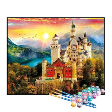 Kit de Pintura Numerada - Castelo do Reino