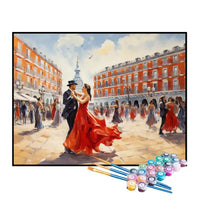 Kit de Pintura Numerada - Baile ao Ar Livre