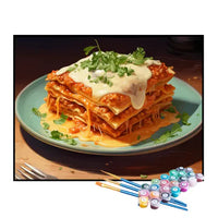 Kit de Pintura Numerada - Lasanha dos Sonhos