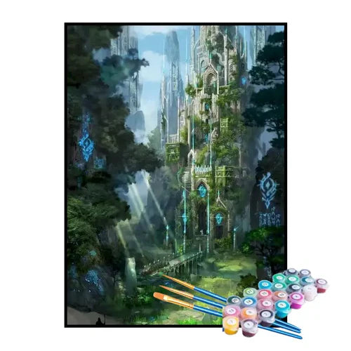 Kit de Pintura Numerada - O Grande Castelo