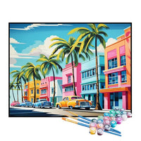 Kit de Pintura Numerada - Malibu Colorida