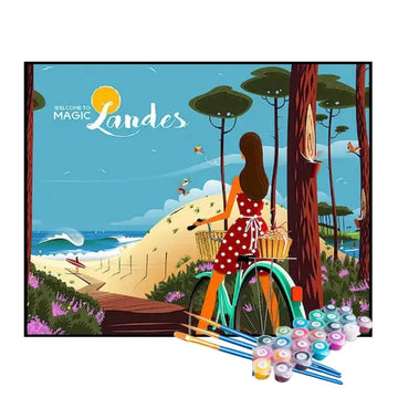 Kit de Pintura Numerada - Landes, França