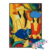 Kit de Pintura Numerada - Mulheres Asiáticas