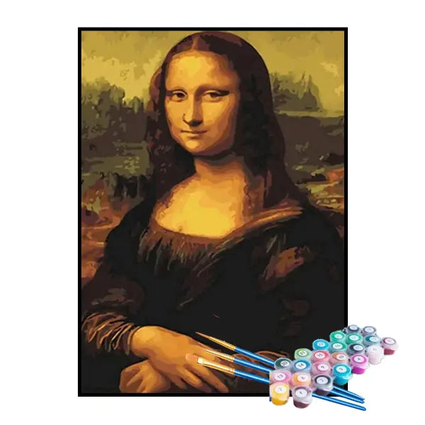 Kit de Pintura Numerada - Mona Lisa, Leonardo da Vinci