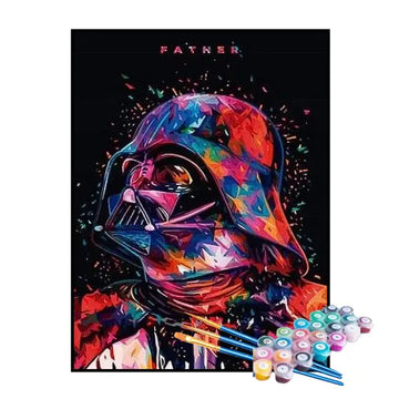 Kit de Pintura Numerada - Darth Vader