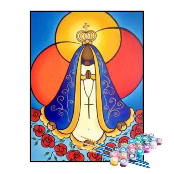 Kit de Pintura Numerada - Nossa Senhora Aparecida