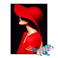 Kit de Pintura Numerada - Mulher Misteriosa