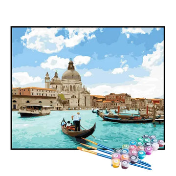 Kit de Pintura Numerada - Passeio em Veneza