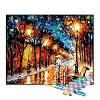 Kit de Pintura Numerada - Noite Iluminada