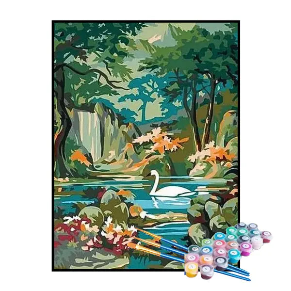 Kit de Pintura Numerada - O Cisne