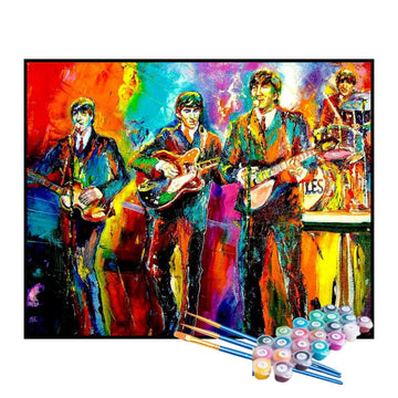 Kit de Pintura Numerada - Os Beatles