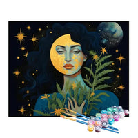 Kit de Pintura Numerada - A Mulher da Lua