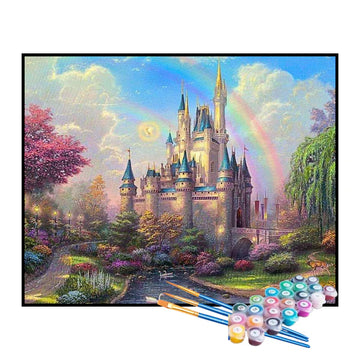 Kit de Pintura Numerada - Castelo Encantado