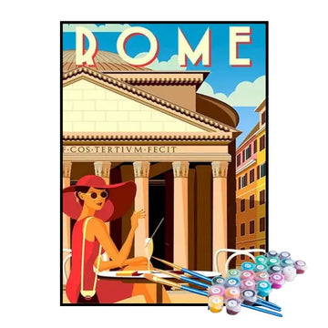 Kit de Pintura Numerada - Roma