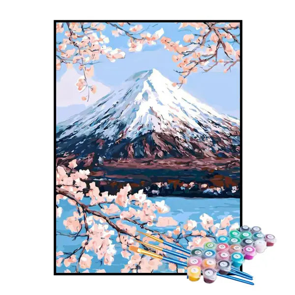 Kit de Pintura Numerada - Monte Fuji
