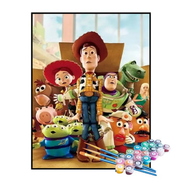 Kit de Pintura Numerada - Toy Story