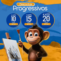 Kit de Pintura Numerada - Torre do Relógio de Izmir, Turquia