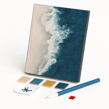 Kit de Pintura com Diamantes - As Ondas do Mar
