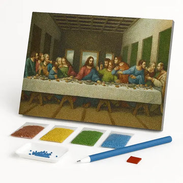 Kit de Pintura com Diamantes - A Última Ceia