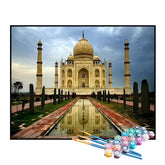 Kit de Pintura Numerada - Taj Mahal na Índia