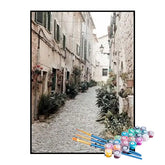 Kit de Pintura Numerada - Rua da Vila Antiga