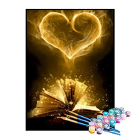 Kit de Pintura Numerada - A Paixão pela Leitura