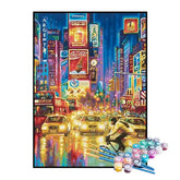 Kit de Pintura Numerada - Trânsito no Centro da Cidade