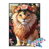 Kit de Pintura Numerada - Filhote de Leão