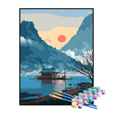 Kit de Pintura Numerada - Ilha da Paz