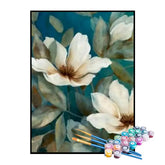 Kit de Pintura Numerada - Flor Desabrochando