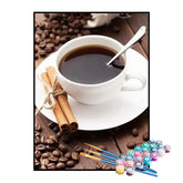Kit de Pintura Numerada - Café Preto com Canela