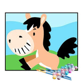 Kit de Pintura Numerada - Cavalinho Feliz