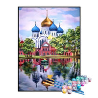 Kit de Pintura Numerada - Catedral Indiana