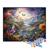 Kit de Pintura Numerada - O Mundo Mágico da Natureza