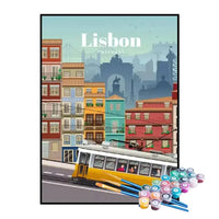 Kit de Pintura Numerada - Lisboa