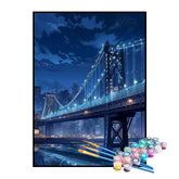 Kit de Pintura Numerada - Ponte Noturna