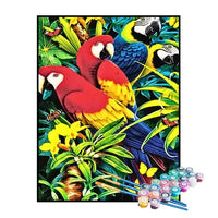 Kit de Pintura Numerada - Araras Unidas