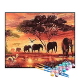 Kit de Pintura Numerada - Manada