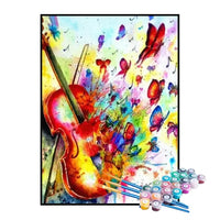 Kit de Pintura Numerada - A Melodia do Violino